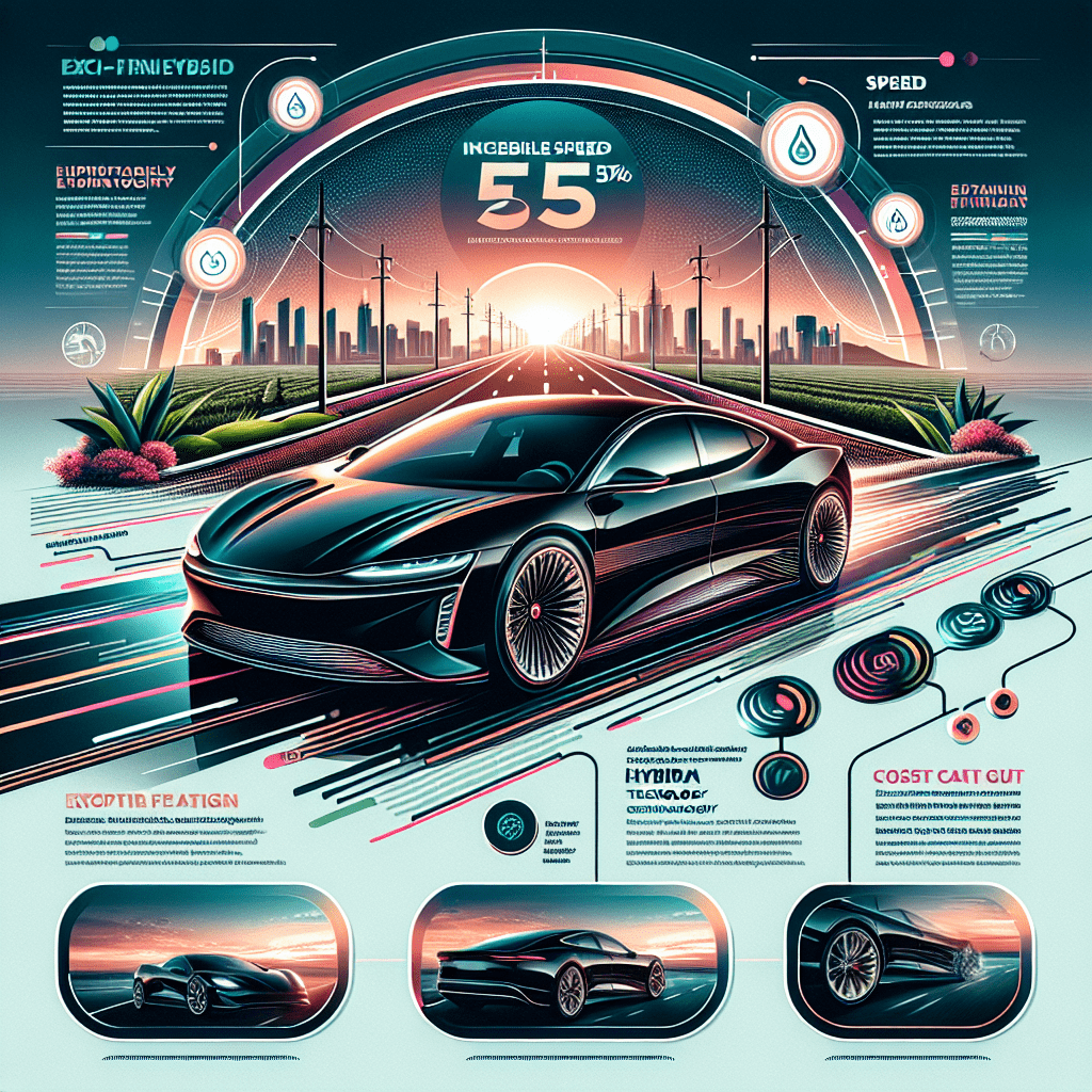 Design a infographic promoting a brand-new car.